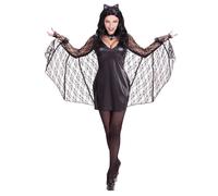 COSTUME PIPISTRELLO TAGLIA 11/13 ANNI HALLOWEEN