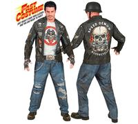 Widmann Biker Fast Costume (Jacket, Pants, Gloves) (S) Different Colors