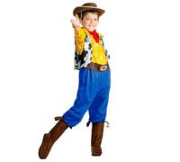 Widmann Billy (Shirt, Vest, Pants, Belt, Boot Covers, Bandana) (128 cm / 5-7 Yea