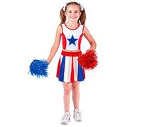 Widmann Black/Pink Cheerleader (Dress) (158 cm / 11-13 Years) Black
