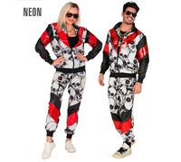 Widmann Black/Red Skulls Shell Suit (Jacket, Pants) (M) Different Colors