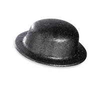 Widmann - Bombetta Glitter Unisex-Adult, Nero, Taglia Unica, VD-WDM28043