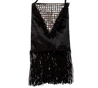 Widmann - Borsetta Nera Retro in Velluto e Paillettes