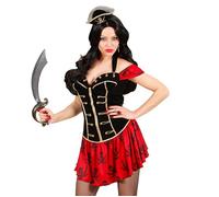 Widmann Buccaneer Girl (Dress, Mini Tricorn Hat) (M) Different Colors