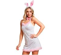 Widmann Bunny (Dress With Tail, Bow Tie, Ears) (M) White