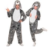 Widmann Bunny In Soft Plush (Hooded Jumpsuit With Mask) (M - h 165 cm) Different