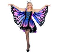 Widmann Butterfly (Tutu Dress, Wings, Antennas) (S) Blue