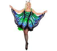 Widmann Butterfly (Tutu Dress, Wings, Antennas) (XS) Blue