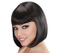WIDMANN c9176 ? Parrucca da Donna Jolie Page Testa in Box, Nero