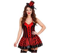 Widmann Cabaret Girl (Dress With Attached Garters, Hair Comb With Feathers) (L)