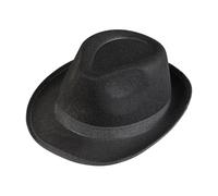 W WIDMANN MILANO Party Fashion 8677M - Cappello fedora, in feltro, gangster, boss mafioso, Charleston, anni '20, festa a tema, carnevale