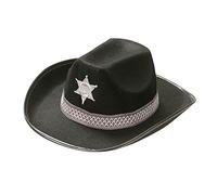 Widmann - Cappello da sceriffo per bambini, cowboy, cowgirl, Wild West, cappello, copricapo, accessorio