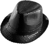 W WIDMANN MILANO Party Fashion - Cappello fedora, cappello con paillettes, copricapo, carnevale