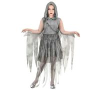 Widmann Chained Ghostly Spirit (Hooded Dress, Chain) (140 cm / 8-10 Years) Grey