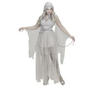 Widmann Chained Ghostly Spirit (Hooded Dress, Chains) (M) Grey