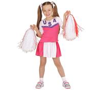 Costume da cheerleader - taglia 116, età 4-5 anni
