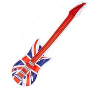 Widmann - Chitarra gonfiabile, lunghezza circa 105 cm, strumento, air guitar, festa a tema, carnevale