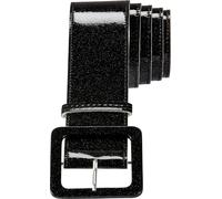 WIDMANN 04625 - Cintura con Glitter Adulto Donna, Anni '70, Disco, Ballerini, Capodanno, Show, 120 Cm, Colore Nero