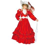 Widmann Clementina (Dress With Wire Hoop, Ribbon Belt, Hat) (128 cm / 5-7 Years)