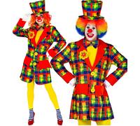 WIDMANN MILANO PARTY FASHION - costume clown, cappotto, circo, joker, costumi in maschera