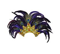 Widmann- Copricapo Piume Bahia Show Cappello Donna, Multicolore, Normal, 11812