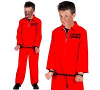 Widmann - Costume Bimbo da Carcerato (8/10 anni) 140 cm, 60407