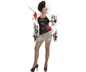 Widmann Costume Crudelia De Mon vestito Carnevale La Carica dei 101 donna party
