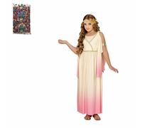 Widmann Costume da Dea Greca dell'Olimpo Atena Vestito Carnevale con Coriandoli