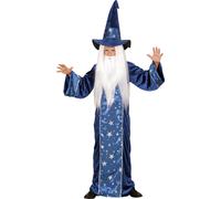 Widmann Costume da Mago Fantasy - Bambino - 116 cm / 4 - 5 anni