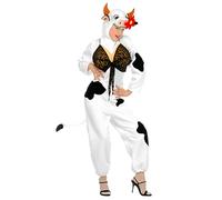 Widmann - Costume da Mucca, in Taglia L, Bianco