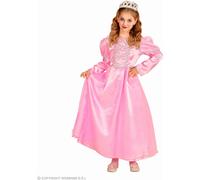 Widmann Costume da Principessa con Corona - 128 cm / 5 - 7 anni