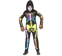 WIDMANN 70276 COSTUME SCHELETRO BAMBINO COLORATO 5/7 #7027