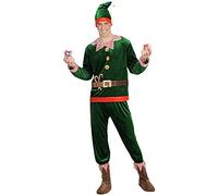 W WIDMANN MILANO Party Fashion - Costume da elfo aiutante di Babbo Natale, Natale, elfi, carnevale