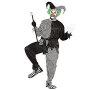 Widmann Costume Evil Jester Nero-Bianco da Uomo