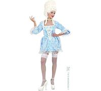 Widmann- Costume Marchesa Barocca per Adulti, Celeste, M, 77202