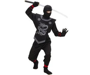 Widmann Costume Nero da Ninja - 158 cm / 11 - 13 anni