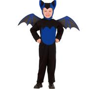 COSTUME MASCHERA BAMBINO HALLOWEEN PIPISTRELLO TAGLIA 3/4 ANNI