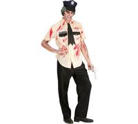 Widmann - Costume Poliziotto Zombie, adulto Tg.XL, 8727P