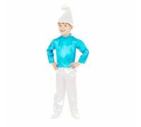 Widmann Costume Puffo per Bambino Vestito Completo Carnevale Taglia 1-2 Anni