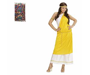 Widmann Costume Toga Abito da Donna Regina Romana Taglia L Vestito Antica Roma