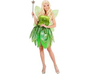 Widmann Costume Trilly Vestito Fatina Verde Peter Pan Carnevale Taglia M 44/46