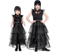COSTUME DARK GIRL TAGLIA 5/7 ANNI HALLOWEEN
