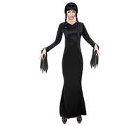 W WIDMANN MILANO Party Fashion - Costume da ragazza dark, abito gotico, strega, Halloween