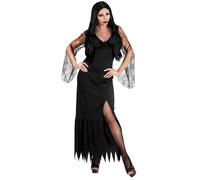 W WIDMANN MILANO Party Fashion - Costume da ragazza dark, abito gotico, strega, Halloween