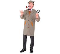 Widmann Detective (Coat, Vest, Hat) (XXL) Grey