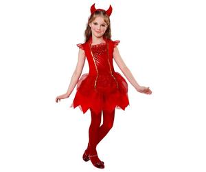 Widmann Devil (Overalls, Cape Withstand-Up Collar, Horns) (158 cm / 11-13 Years)