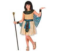 W WIDMANN MILANO Party Fashion - Costume da regina egiziana per bambini, abito, Cleopatra, faraone, Anubi, sovrano, dea