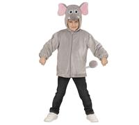 Widmann Elephant In Soft Plush (Hoodie With Mask) (104 cm / 2-3 Years) Grey