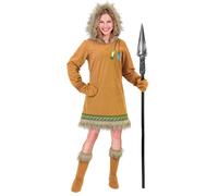 Widmann Eskimo (Hooded Dress, Gloves, Boot Covers) (L) Brown