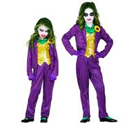 Widmann Evil Clown (Jacket With Shirt And Vest, Pants, Gloves) (128 cm / 5-7 Yea